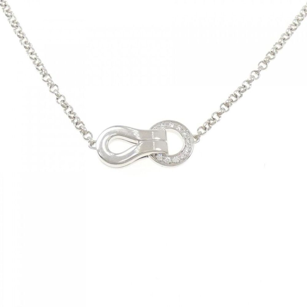 Cartier Agrafe 750 White Gold Necklace